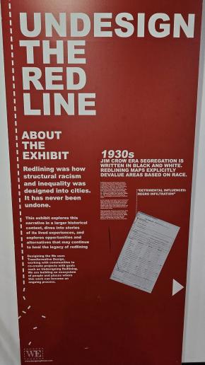 Undesign the Redline exhibit introductory poster 
