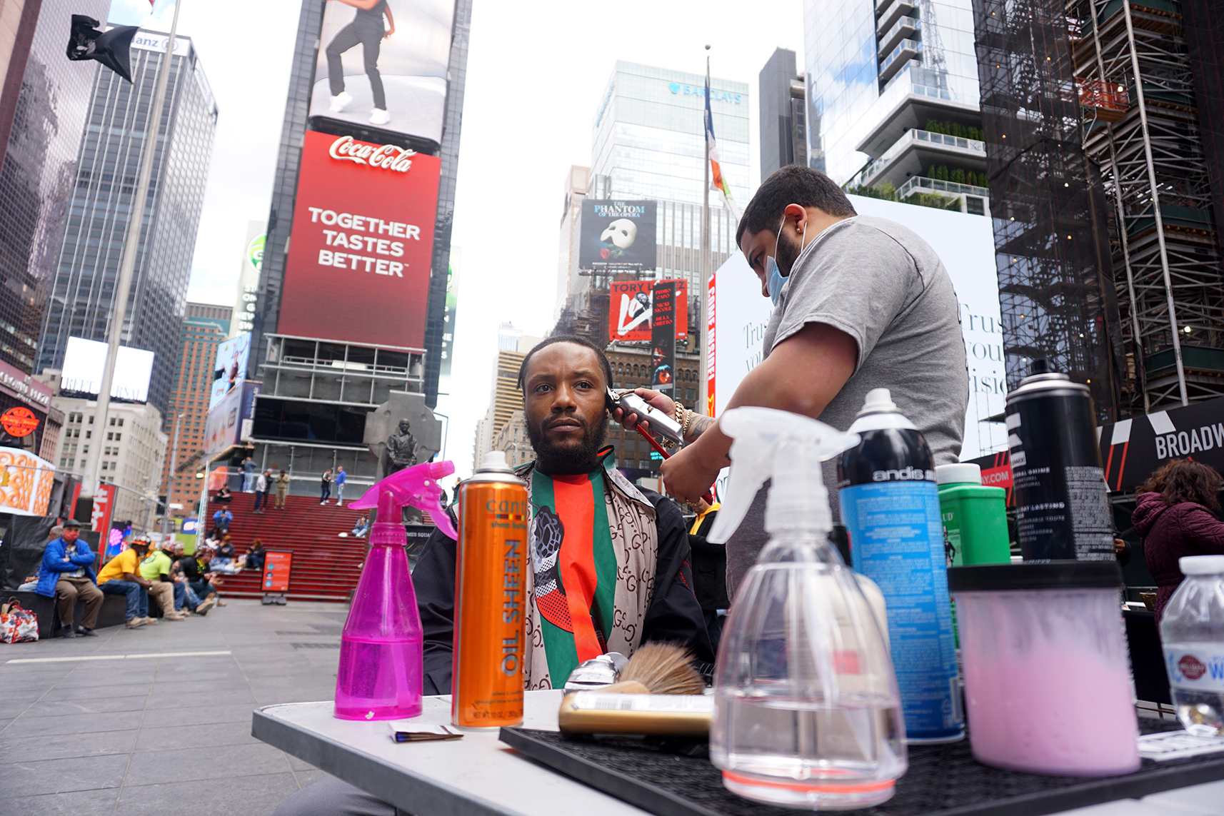 Here are some photos from our recent Community First Wellness Fair in Times Square, N.Y.