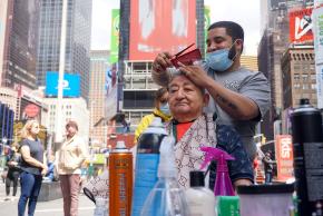 Here are some photos from our recent Community First Wellness Fair in Times Square, N.Y.