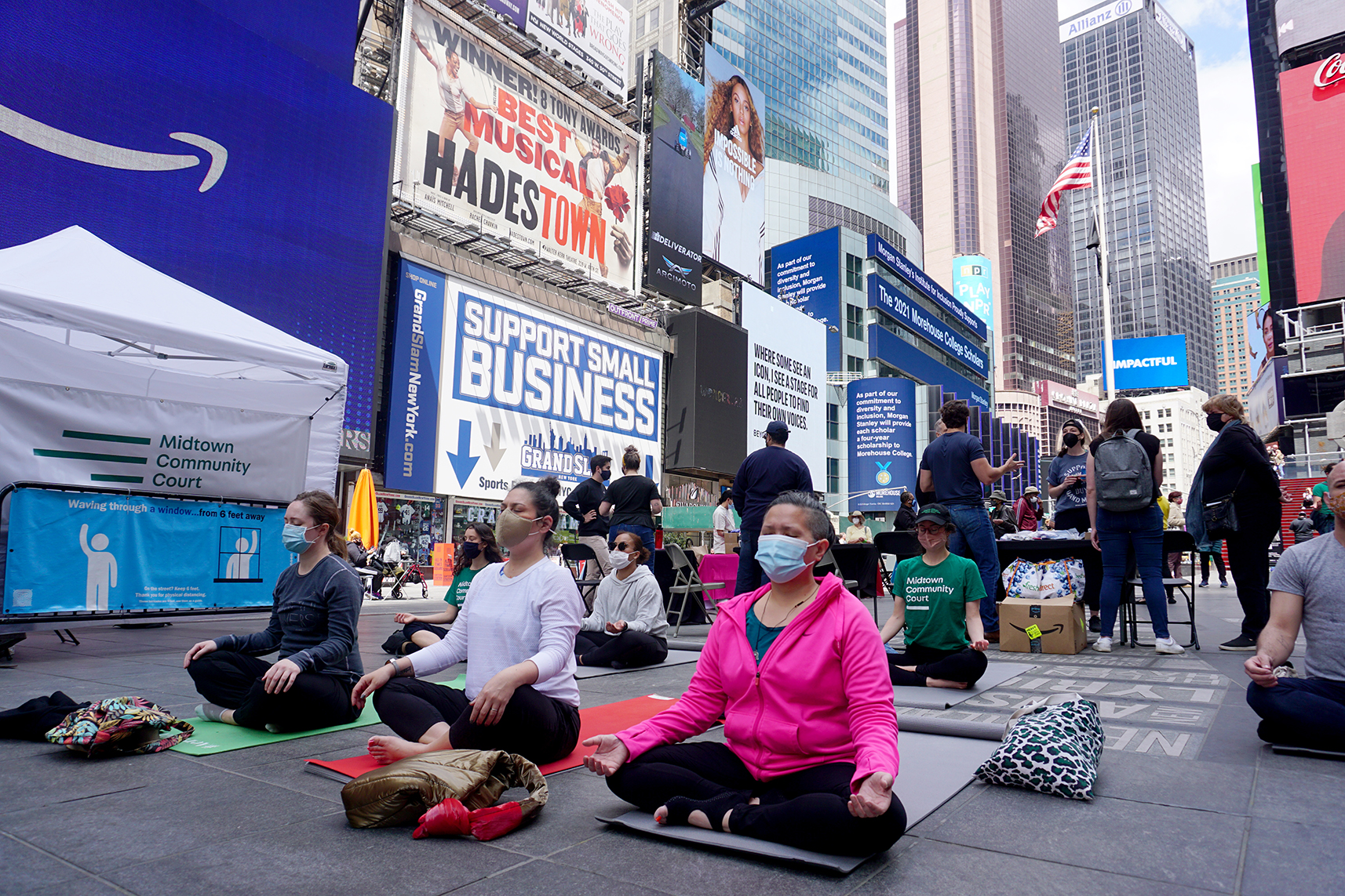 Here are some photos from our recent Community First Wellness Fair in Times Square, N.Y.