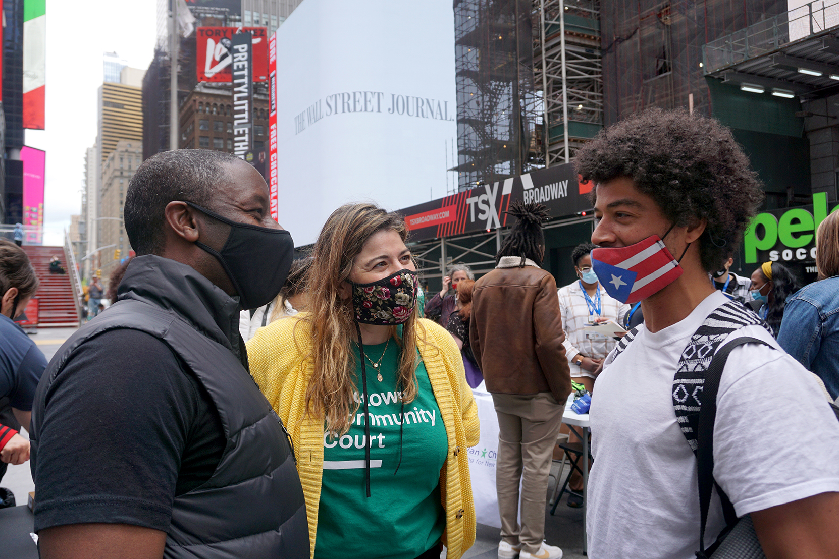 Here are some photos from our recent Community First Wellness Fair in Times Square, N.Y.