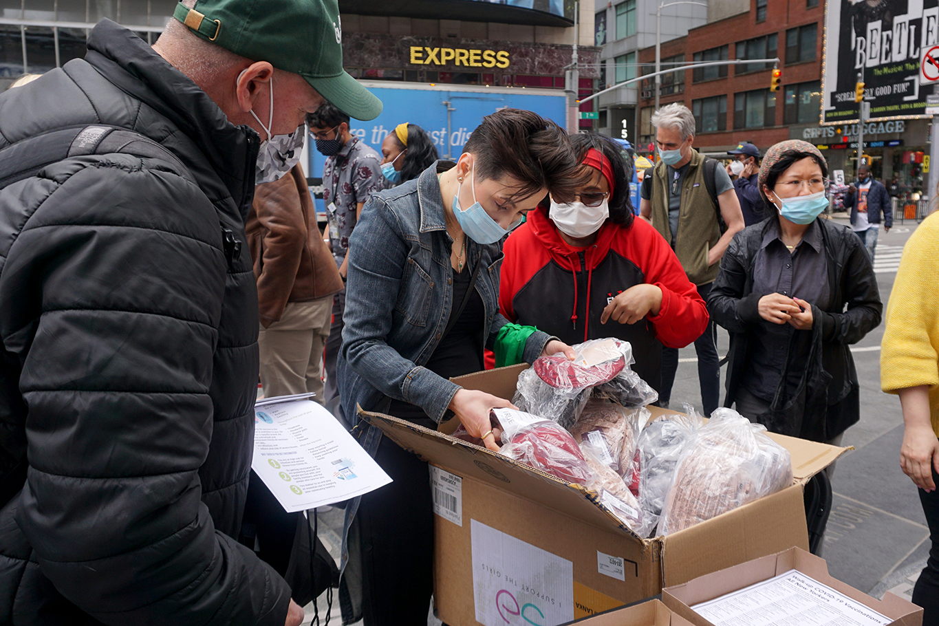 Here are some photos from our recent Community First Wellness Fair in Times Square, N.Y.