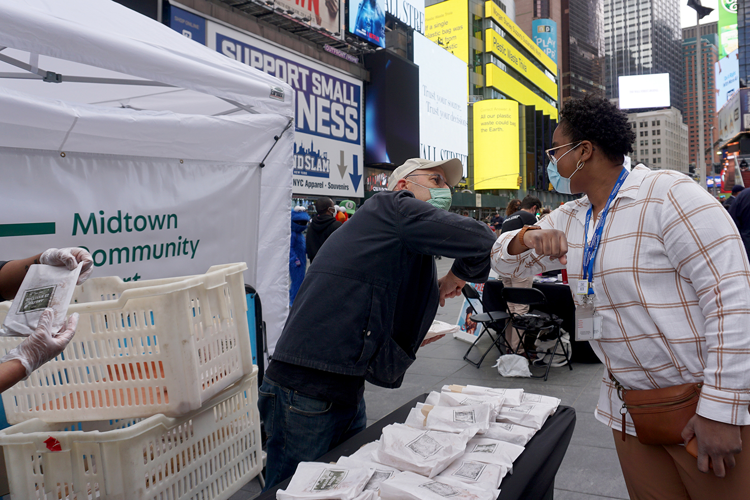 Here are some photos from our recent Community First Wellness Fair in Times Square, N.Y.