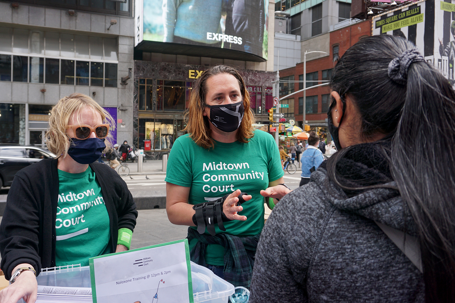 Here are some photos from our recent Community First Wellness Fair in Times Square, N.Y.