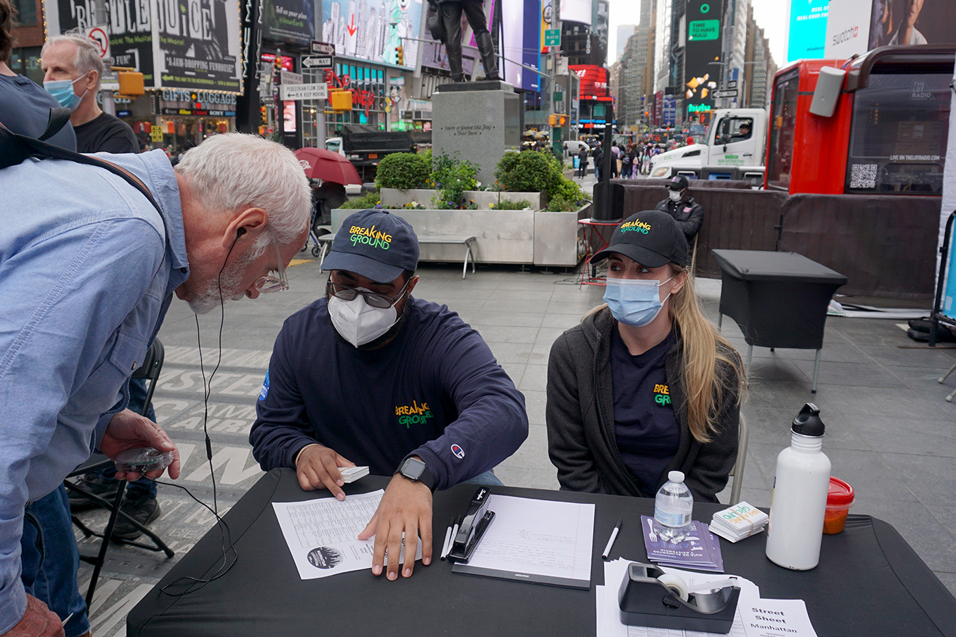 Here are some photos from our recent Community First Wellness Fair in Times Square, N.Y.