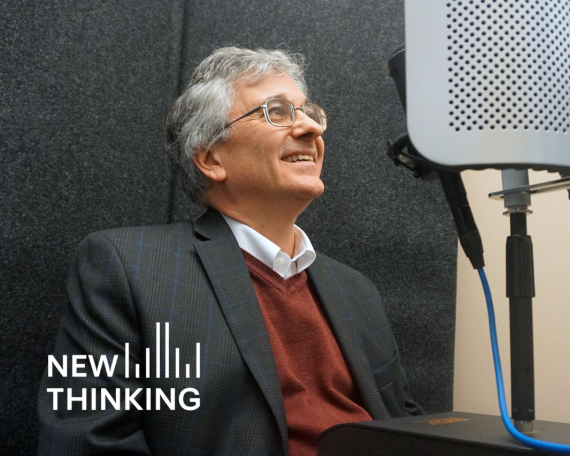 Vincent Schiraldi recording for the latest New Thinking podcast