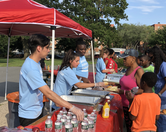 Brooklyn Justice Initiatives at the 2019 National Night Out.