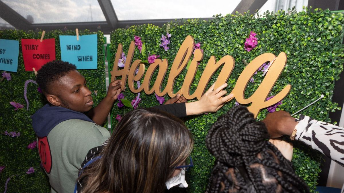 Healing Wall from our Brooklyn Community Justice Center