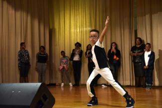 Lavon Walker Jr. dance tribute SOS Talent Show