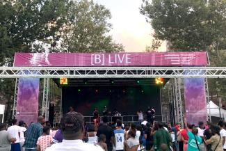 B LIVE concert stage in Brownsville brings together the community 