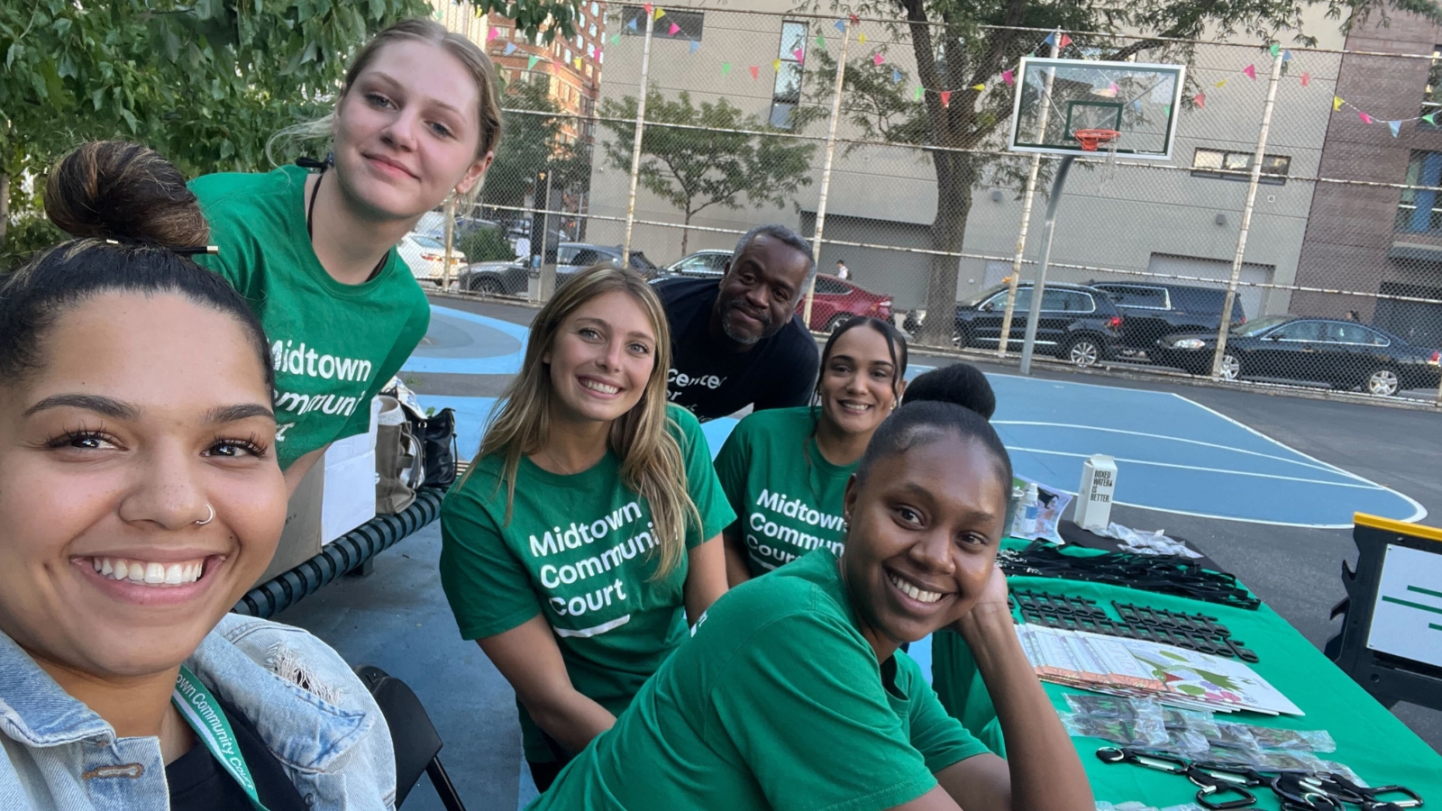 Midtown Community Court staff group shot 2023 community event