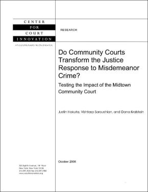 Do Community Courts Transform the Justice Response