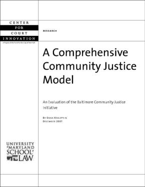Comprehensive Community Justice Model