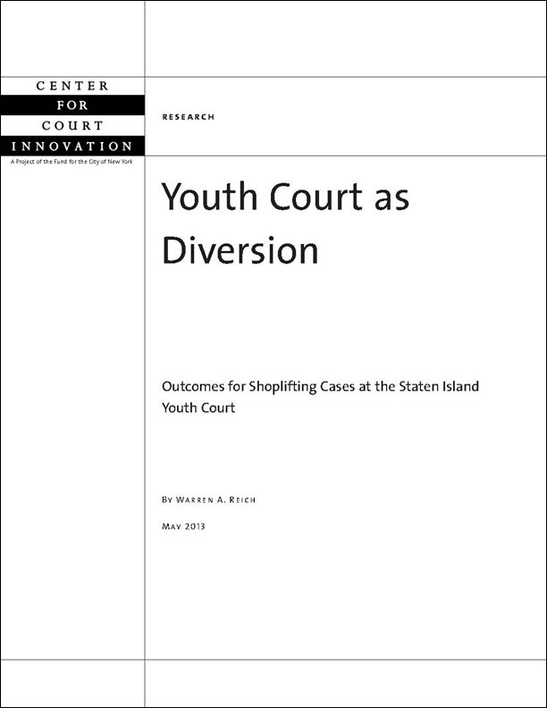 Youth Court as Diversion