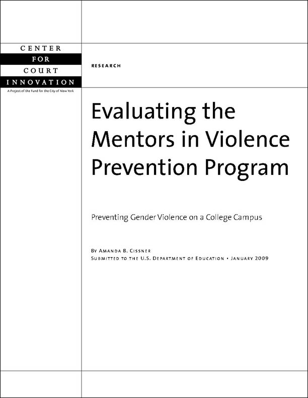 Evaluating Mentors in Violence Prevention