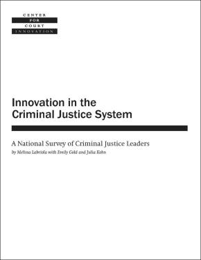 Innovation in the Criminal Justice System