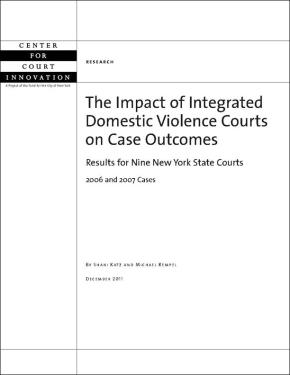 Impact of Integrated Domestic Violence Courts on Case Outcomes