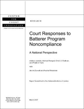 Batterer Program Noncompliance
