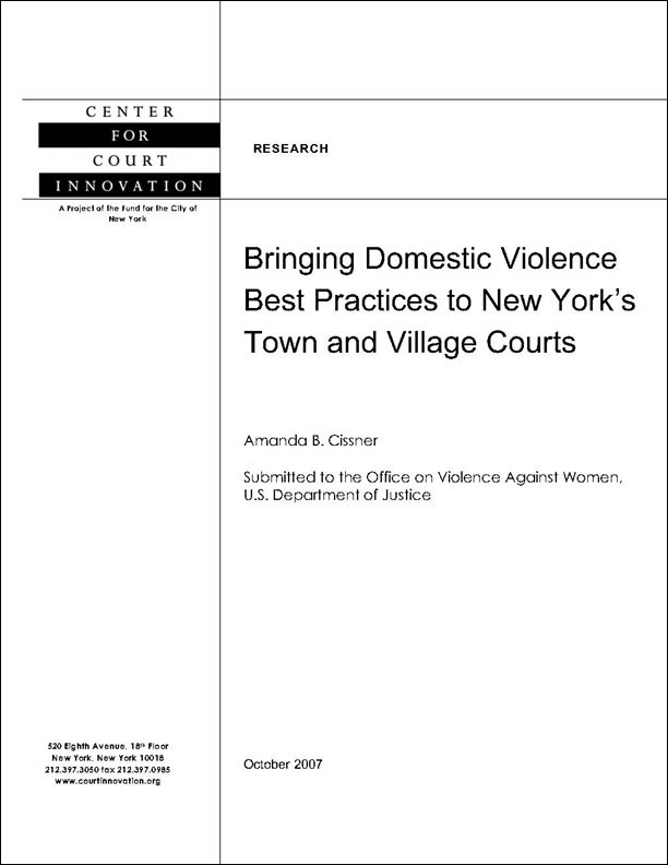 Bringing Domestic Violence Best Practices