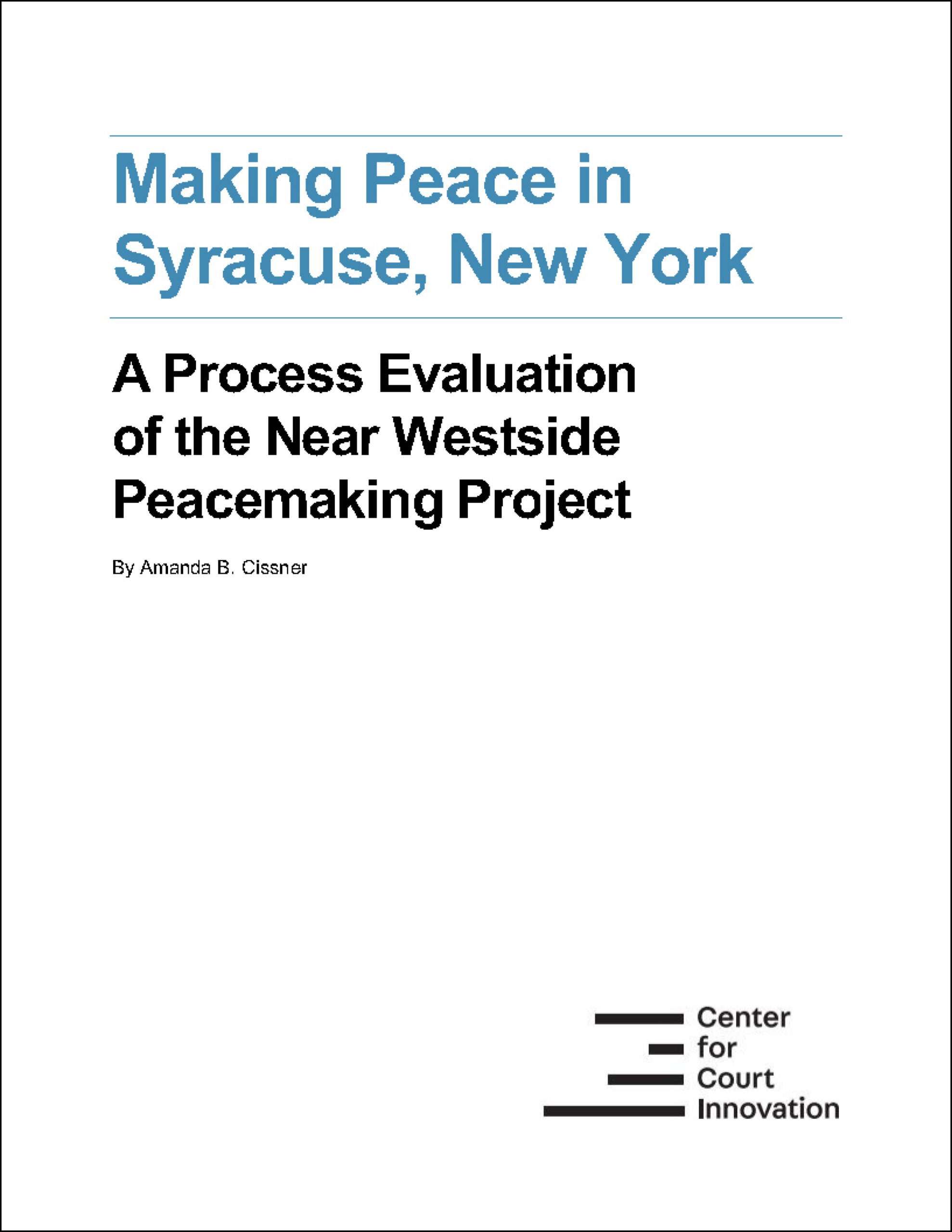 Syracuse Peacemaking Process