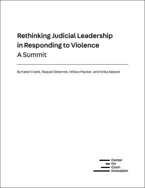 Rethinking Judicial Leadership in Responding to Violence cover