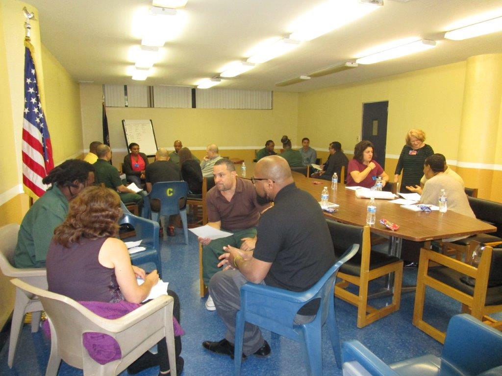 An 'Inside Criminal Justice' seminar at the Queensboro Correctional Facility