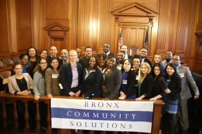 The staff of Bronx Community Solutions.