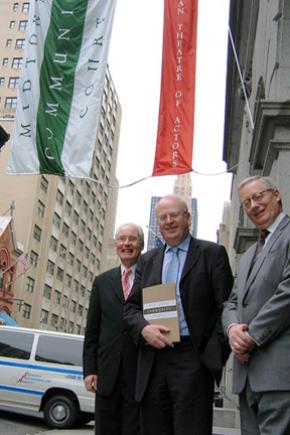 Irish Tanaiste and Minister for Justice, Equality and Law Reform Michael McDowell (center) visits Midtown in 2007 with Tim O&amp;#039;Connor (left), Secretary General to President Mary McAleese, and Sean Aylward (right), Secretary General of Ireland&amp;#039;s Department of Justice, Equality and Law Reform