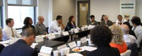 Roundtable participants convene at the Center for Court Innovation in New York City.