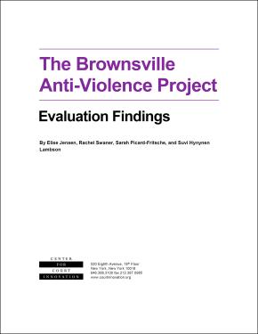 The Brownsville Anti-Violence Project: Evaluation Findings