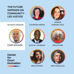 The Future Depends on Community-Led Justice panel