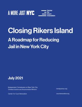 Rikers closure roadmap cover