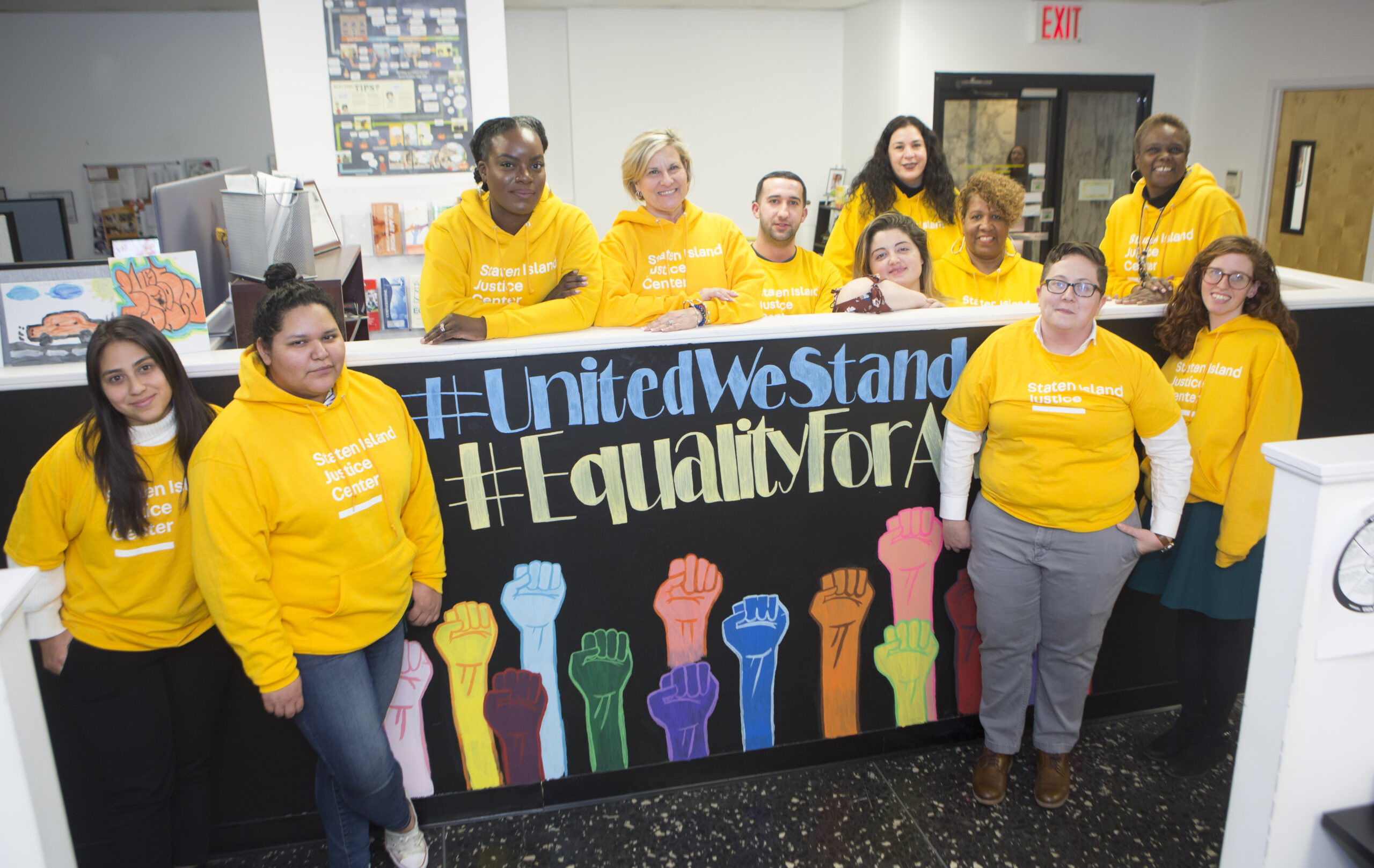 Staten Island Justice Center staff group photo