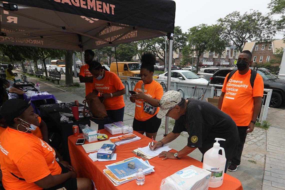 Queens Community Justice Center, the Rockaways community event