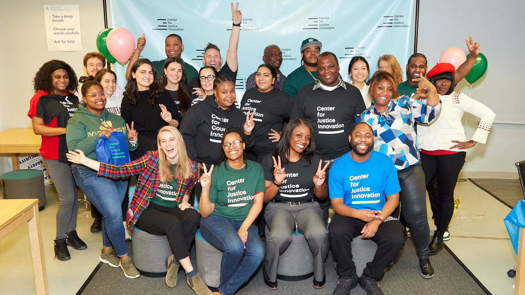 Brooklyn Justice Initiatives staff group photo