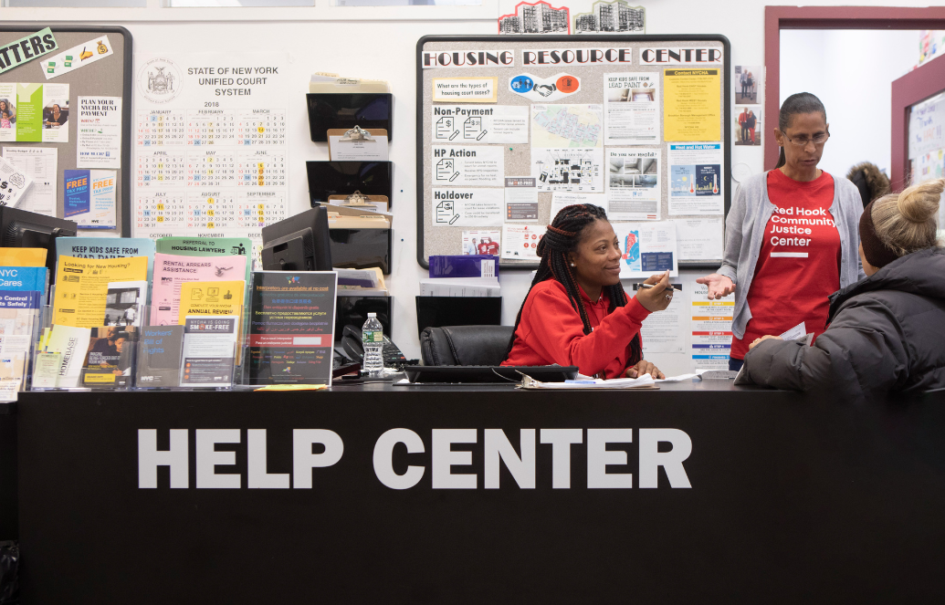 Picture of our Red Hook Community Justice Center's housing resource center.