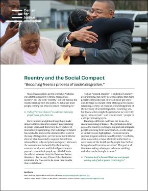Cover for Reentry and the Social Compact
