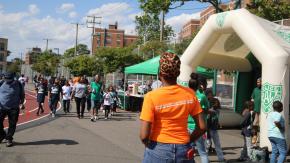 Community resource fair in Queens.