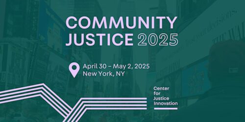 Community Justice 2025