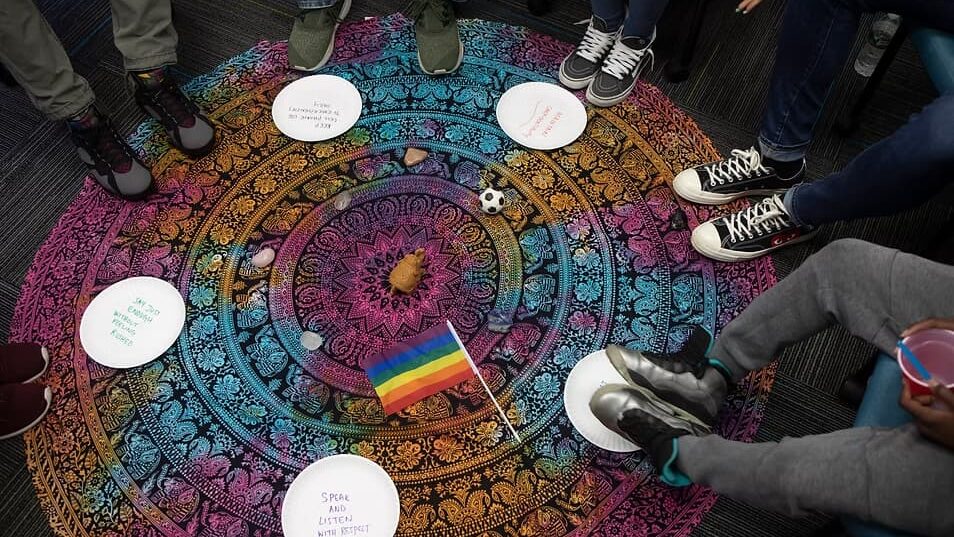 Project Reset participants meet in a restorative justice circle