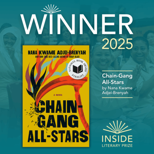 Winner of 2025 Inside Literary Prize is 